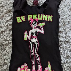 Too Fast Sleeveless Shirt Small Punk